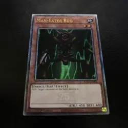Man-Eater Bug RA03-EN082 Quarter Century Rare Yugioh Card 1st Ed Mint - Image 1