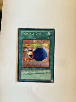 🔥 YUGIOH • GRACEFUL DICE • PRISMATIC RARE • EDS-002 • UNLIMITED • LP 🔥 - Image 3