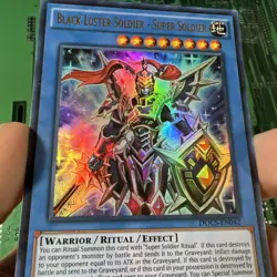 Black Luster Soldier - Super Soldier DOCS-EN042 Ultra Rare 1st Edition Yugioh - Image 3