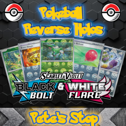 Pokemon Cards - S&V: Black Bolt & White Flare - Pokeball Reverse Holos - TCG - Image 1