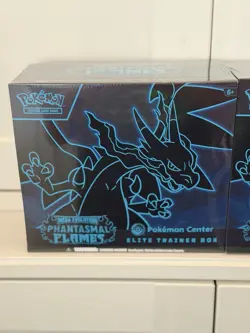 Pokemon Center Mega Evolution Phantasmal Flames ETB (2) And Booster Bundle (2) - Image 3