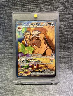 Pokemon TCG Arven's Mabosstiff EX #235/182 Sv10: Destined Rivals Sir NM - Image 1