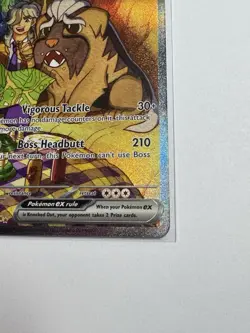 Pokemon TCG Arven's Mabosstiff EX #235/182 Sv10: Destined Rivals SIR LP - Image 4