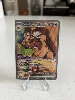 Pokemon TCG Arven's Mabosstiff EX #235/182 Sv10: Destined Rivals SIR - Image 1