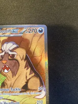 Pokemon TCG Arven's Mabosstiff EX #235/182 Sv10: Destined Rivals SIR LP - Image 3