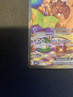 Pokemon TCG Arven's Mabosstiff EX #235/182 Sv10: Destined Rivals SIR LP - Image 5