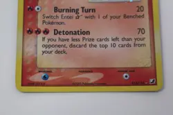 2005 EX Unseen Forces GOLD STAR Shiny Entei Holo Foil Rare 113/115 Pokemon VLP - Image 2