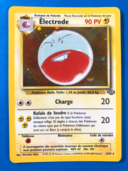 Pokemon TCG Electrode Holo Rare Card 2/64 Jungle Set 1999 LP+ - Image 1