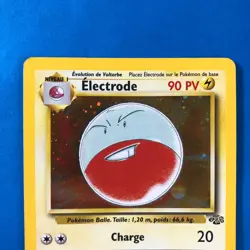 Pokemon TCG Electrode Holo Rare Card 2/64 Jungle Set 1999 LP+ - Image 2