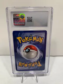 CGC 7 Machamp 1999 Base Set 1st Edition 8/102 Holo Pokemon Card - Image 4