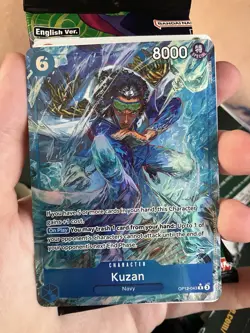One Piece TCG Kuzan OP12-043 Alt Art English Legacy Of The Master NM - Image 1
