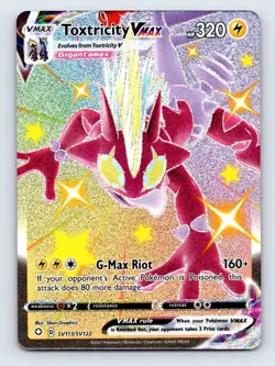 2021 Pokemon TOXTRICITY VMAX SV113/SV122 Shining Fates: Shiny Vault Holo - Image 1