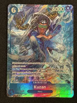 One Piece TCG Kuzan OP12-043 Alt Art English Legacy Of The Master NM - Image 1