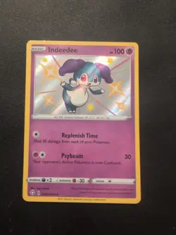 2021 Pokemon Shining Fates Shiny Vault Indeedee Rare Holo SV059/SV122 - Image 1