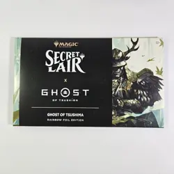 Secret Lair x Ghost of Tsushima Rainbow Foil Sealed/New MTG Sony PlayStation - Image 1