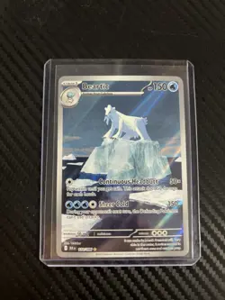 Pokemon Beartic TCG Illustration Rare Card 110/086 SV Black Bolt English Edition - Image 1