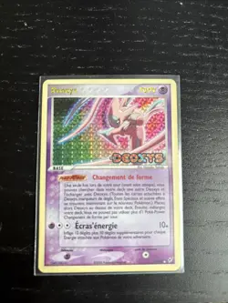 2005 POKEMON EX DEOXYS #17/107 DEOXYS (FORME ATTAQUE)-REVERSE FOIL NM - Image 1