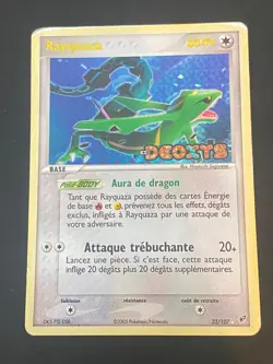 CARTE POKEMON RAYQUAZA 22/107 FR HOLO REVERSE EX DEOXYS - BE - Image 1