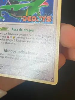 CARTE POKEMON RAYQUAZA 22/107 FR HOLO REVERSE EX DEOXYS - BE - Image 5
