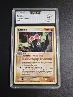 Carte Pokemon Kaorine 5/107 PCA 9,5 Holographique EX Deoxys FR - Image 1
