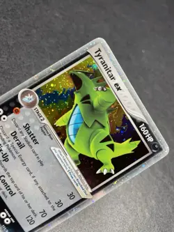 Pokemon TCG Unseen Forces Tyranitar EX Holo Reverse Holo Rare Card 111/115 HP - Image 2