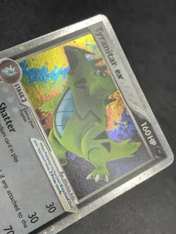 Pokemon TCG Unseen Forces Tyranitar EX Holo Reverse Holo Rare Card 111/115 HP - Image 3