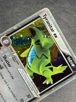 Pokemon TCG Unseen Forces Tyranitar EX Holo Reverse Holo Rare Card 111/115 HP - Image 4
