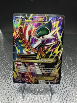 Pokemon TCG M Gallade EX Full Art Holo Rare Card 100/108 XY Roaring Skies - Image 1