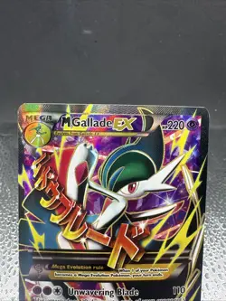 Pokemon TCG M Gallade EX Full Art Holo Rare Card 100/108 XY Roaring Skies - Image 3