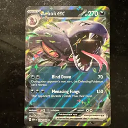 Pokemon Card Arbok EX 024/165 Double Rare Scarlet & Violet 151 Near Mint - Image 1