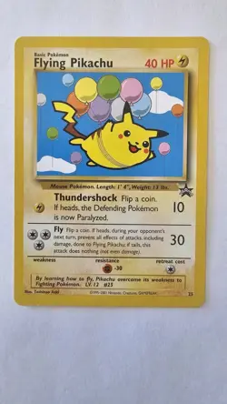 Near Mint - Flying Pikachu 110/108 Evolutions Secret Rare Pokemon Card 🔥 Promo - Image 1