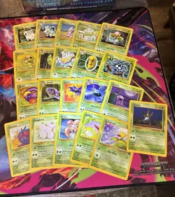 Grass Pokemon (Lot of 21) Base Set, Jungle, Fossil Cards No Duplicates LP 🔥🔥 - Image 1