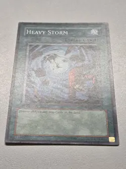 Heavy Storm 1st Edition Yugioh Vintage 2005 Starter Deck SD10 Common Card VLP - Image 2