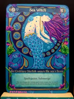 Altered Sorcery: Contested Realm "Sea Witch" Card Gothic - Image 1