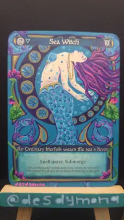 Altered Sorcery: Contested Realm "Sea Witch" Card Gothic - Image 2