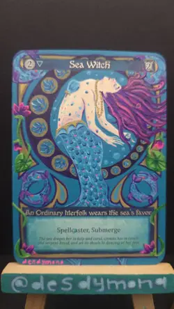 Altered Sorcery: Contested Realm "Sea Witch" Card Gothic - Image 3