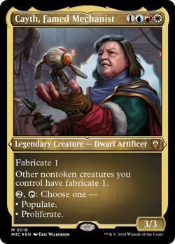 Cayth, Famed Mechanist (Foil Etched) [Modern Horizons 3 Commander] - Image 1