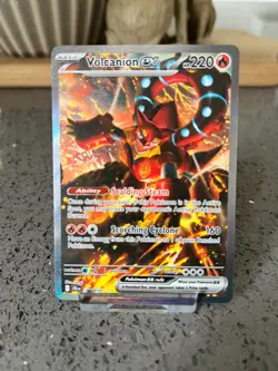 Pokemon TCG Volcanion EX Special Illustration Rare Card 182/159 Journey Together - Image 1