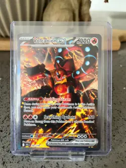 Pokemon TCG Volcanion EX Special Illustration Rare Card 182/159 Journey Together - Image 3