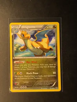 Dragonite 51/108 Non Holo Rare XY Roaring Skies 2015 Pokemon Card - NM - Image 1