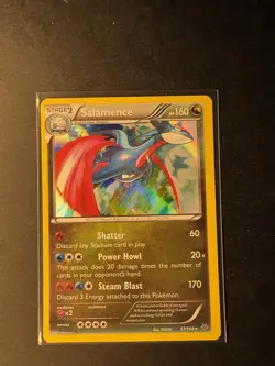 2015 Pokemon XY Roaring Skies 57/108 Salamence Holo - Image 1