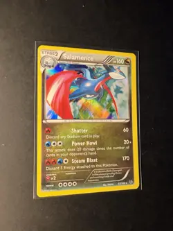 2015 Pokemon XY Roaring Skies 57/108 Salamence Holo - Image 3