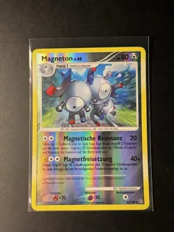 Pokemon Karte Trading Card Game D&P Sturmtief Nr. 42/100 Magneton Reverse Holo - Image 1