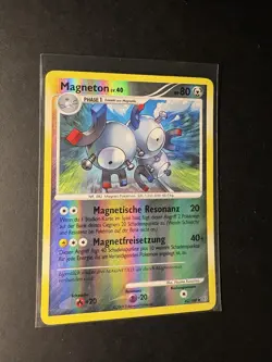 Pokemon Karte Trading Card Game D&P Sturmtief Nr. 42/100 Magneton Reverse Holo - Image 3