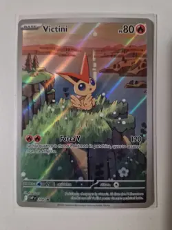 POKEMON VICTINI 208 PROMO BLACK STAR ITA FRESH PACK FULL ART - Image 1