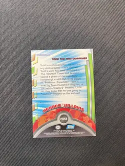 Carte Pokemon Todd The Photographer #HV3 Foil Topps Anglais US Ultra Rare - Image 2