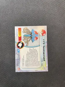 Carte Pokemon Tentacruel #73 Foil TOPPS Serie 1 Francais Ultra Rare - Image 2