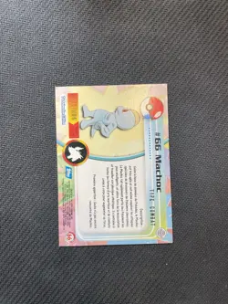 Carte Pokemon Machoc #66 Foil TOPPS Serie 1 Francais Ultra Rare - Image 2
