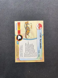Carte Pokemon Arcanin #59 Foil TOPPS Serie 1 Francais Ultra Rare - Image 2