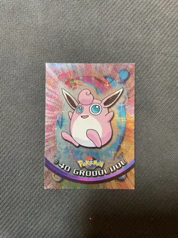 Carte Pokemon Grodoudou #40 Foil TOPPS Serie 1 Francais Ultra Rare - Image 1